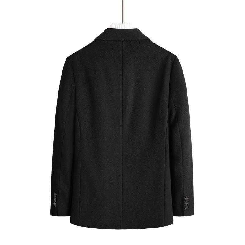 Dress Menns Slank Profesjonell Dressjakke Business Formell Enkelrads To Knapper Tilfeldig Liten Ulldress