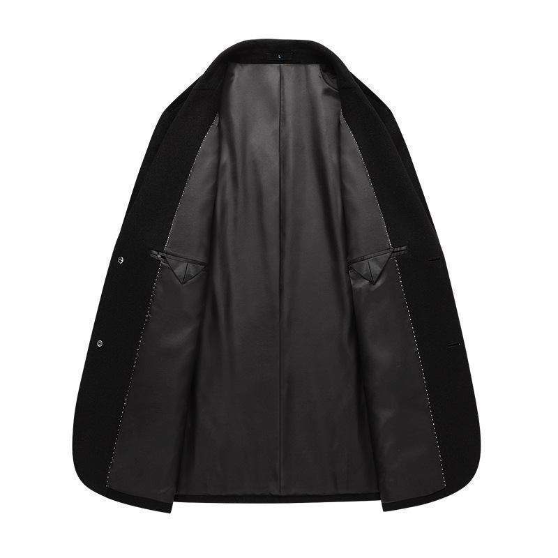 Dress Menns Slank Profesjonell Dressjakke Business Formell Enkelrads To Knapper Tilfeldig Liten Ulldress