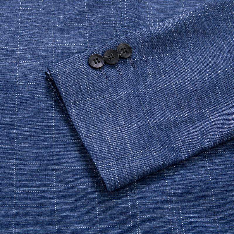 Herredresser 2022 Vår Høst Herre Fritidsdrakter Slim Fit Smådresser Herredressjakker