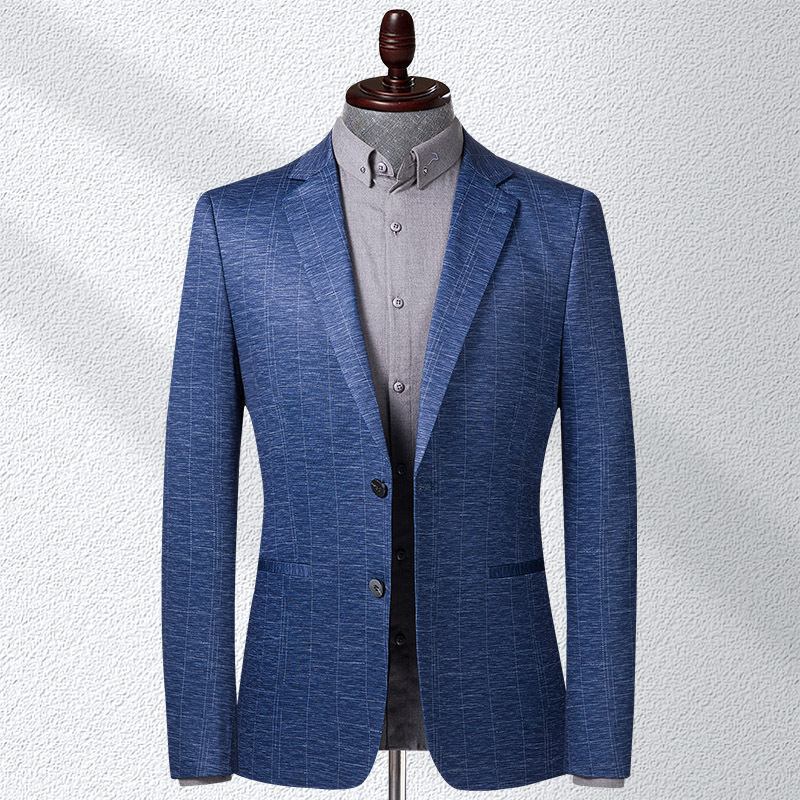 Herredresser 2022 Vår Høst Herre Fritidsdrakter Slim Fit Smådresser Herredressjakker