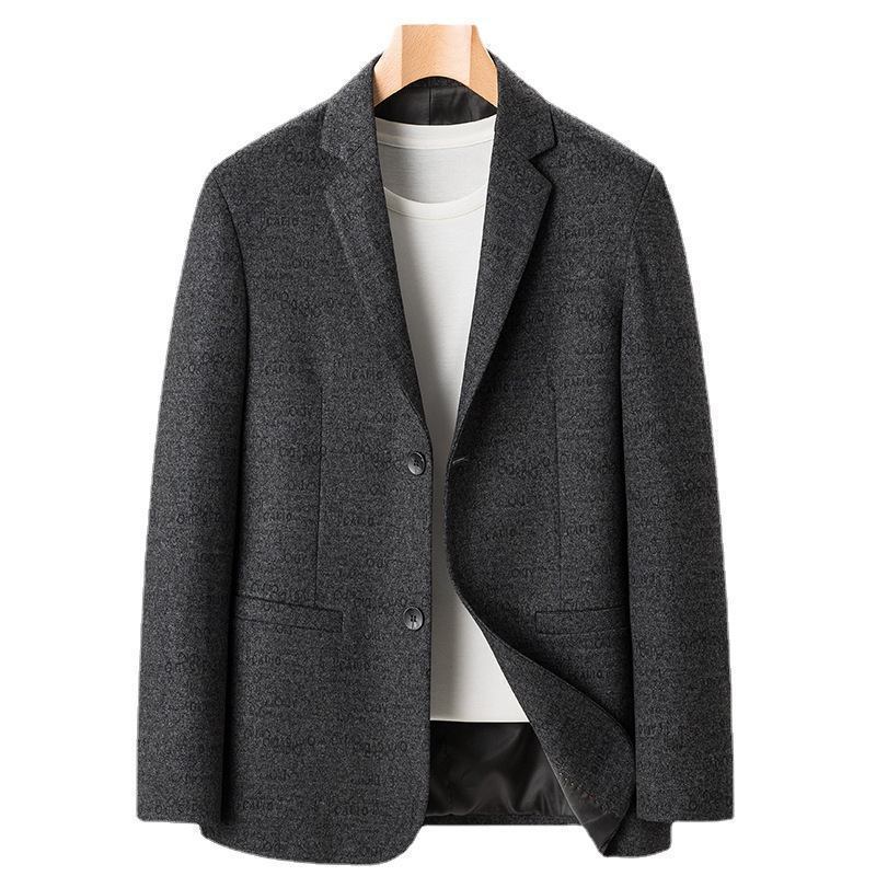 Herredresser 2022 Vår Høst Ungdom Business Casual Rutete Dress Herre Tynn Frakk Herreklær