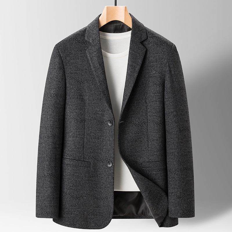 Herredresser 2022 Vår Høst Ungdom Business Casual Rutete Dress Herre Tynn Frakk Herreklær