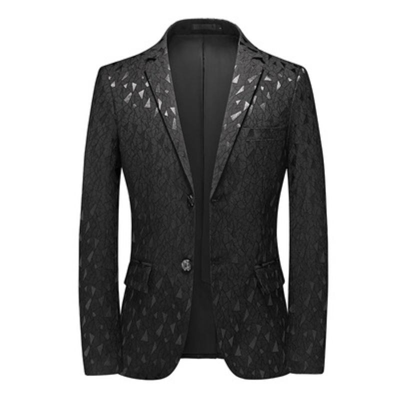 Herremote Casual Preget Blazer Slank Ungdom Stor Størrelse Hvit Liten Dress Topp Herre
