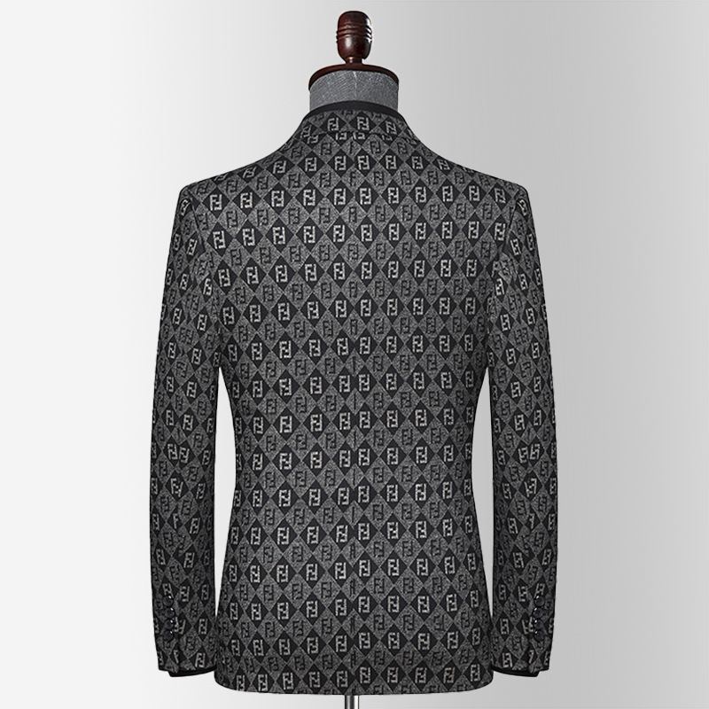 Høst Vinter Herredresser Middelaldrende Unge Uformelle Små Dresser Herremote Slim Dressjakke Herretopp